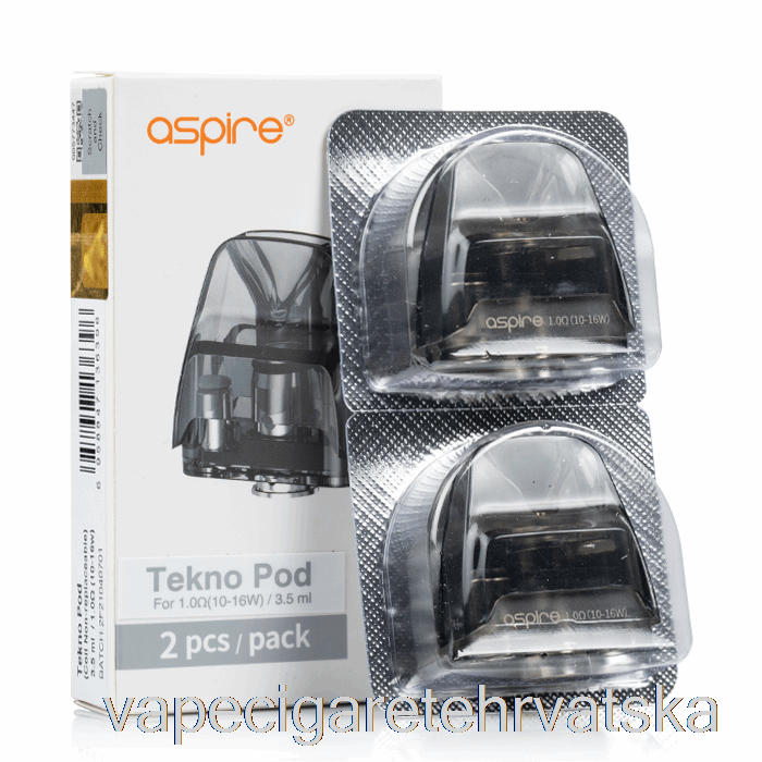 Vape Hrvatska Aspire Tekno Replacement Pods [non-replaceable Coil] 3.5ml Tekno Pod - 1.0ohm